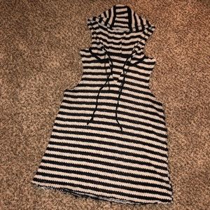 Super cute sleeveless hooded sweater!!!